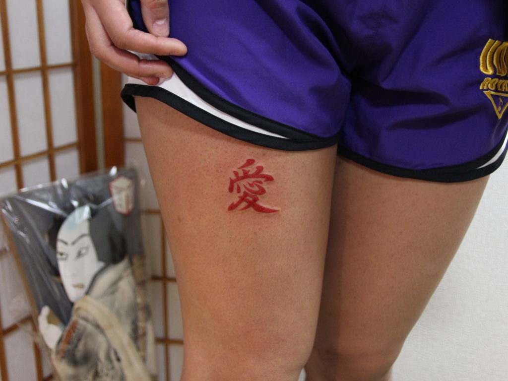 Kanji (Japanese characters) tattoos